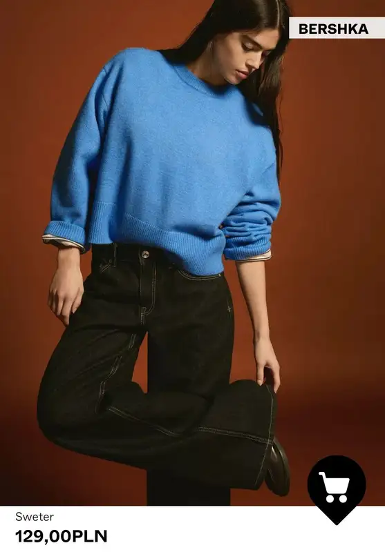 Bershka - gazetka promocyjna SWETRY i KARDIGANY damskie od poniedziałku 09.02  - strona 6