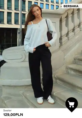Bershka - gazetka promocyjna SWETRY i KARDIGANY damskie od poniedziałku 09.02  - strona 4