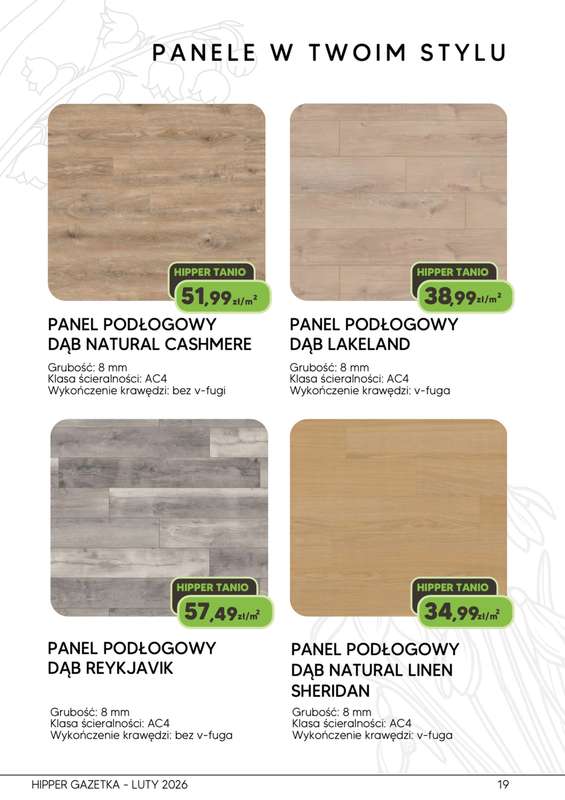 HIPPER.pl - gazetka promocyjna Gazetka od poniedziałku 09.02 do niedzieli 22.02 - strona 19