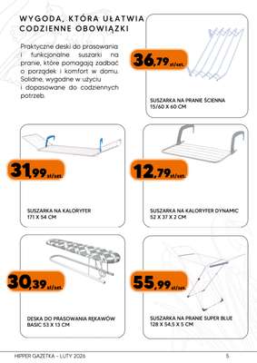 Suszarka na pranie ścienna 15/60 x 60 cm