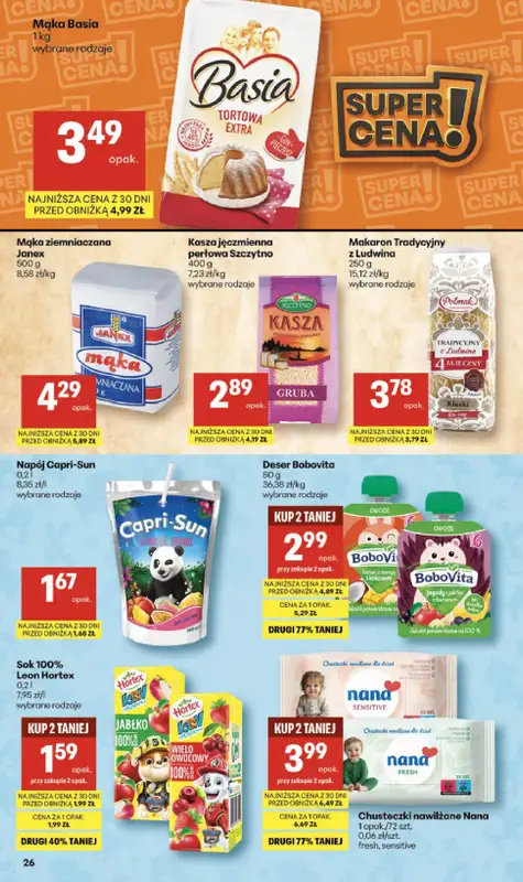 Delikatesy Centrum - gazetka promocyjna Gazetka  do środy 18.02 - strona 26