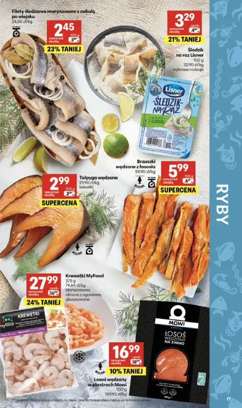 Delikatesy Centrum - gazetka promocyjna Gazetka  do środy 18.02 - strona 17