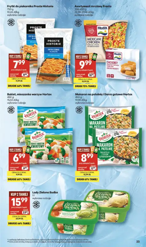 Delikatesy Centrum - gazetka promocyjna Gazetka  do środy 18.02 - strona 23