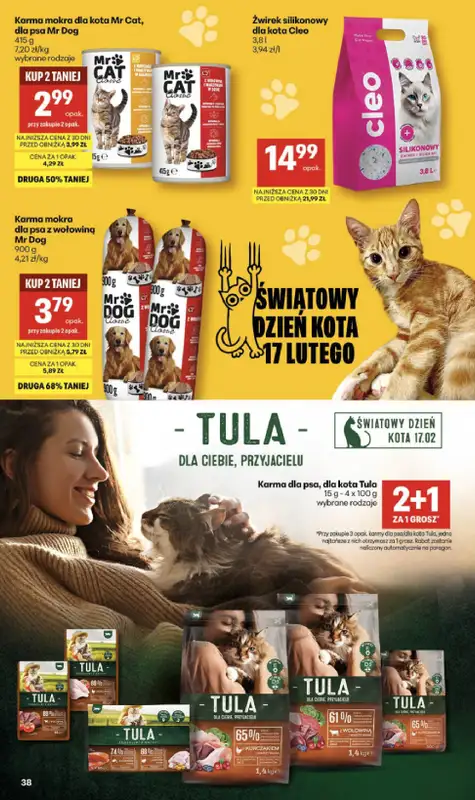 Delikatesy Centrum - gazetka promocyjna Gazetka  do środy 18.02 - strona 38