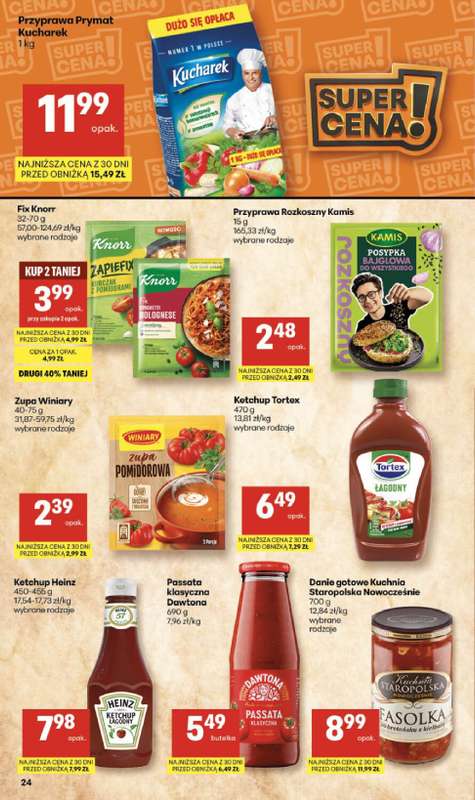 Delikatesy Centrum - gazetka promocyjna Gazetka  do środy 18.02 - strona 24