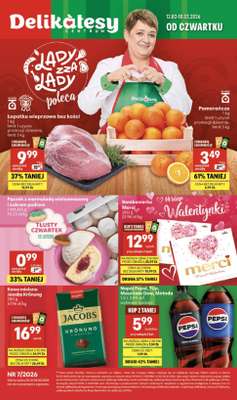 Delikatesy Centrum - gazetka promocyjna Gazetka  do środy 18.02