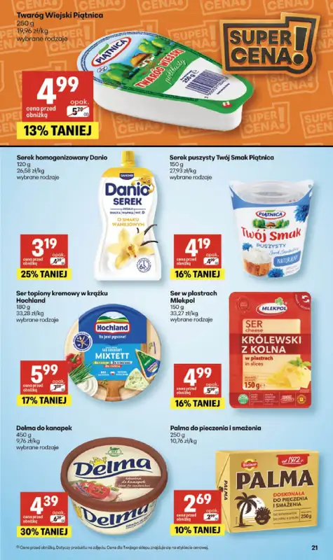 Delikatesy Centrum - gazetka promocyjna Gazetka  do środy 18.02 - strona 21