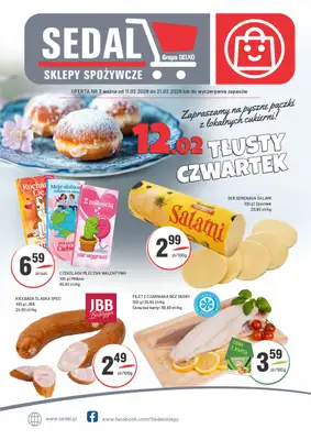 Sedal - gazetka promocyjna Gazetka od środy 11.02 do soboty 21.02