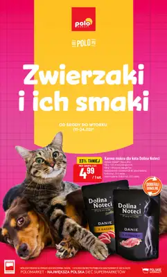 POLOmarket - gazetka promocyjna Katalog Zwierzaki i ich smaki od środy 11.02 do wtorku 24.02