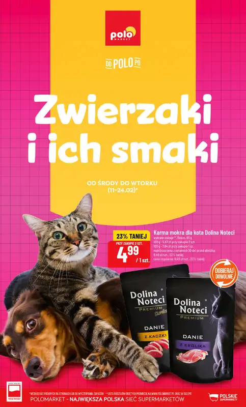 POLOmarket - gazetka promocyjna Katalog Zwierzaki i ich smaki  