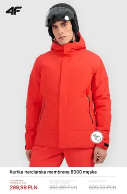 4F - gazetka promocyjna Kurtki narciarskie w super cenach! od poniedziałku 09.02  - strona 6