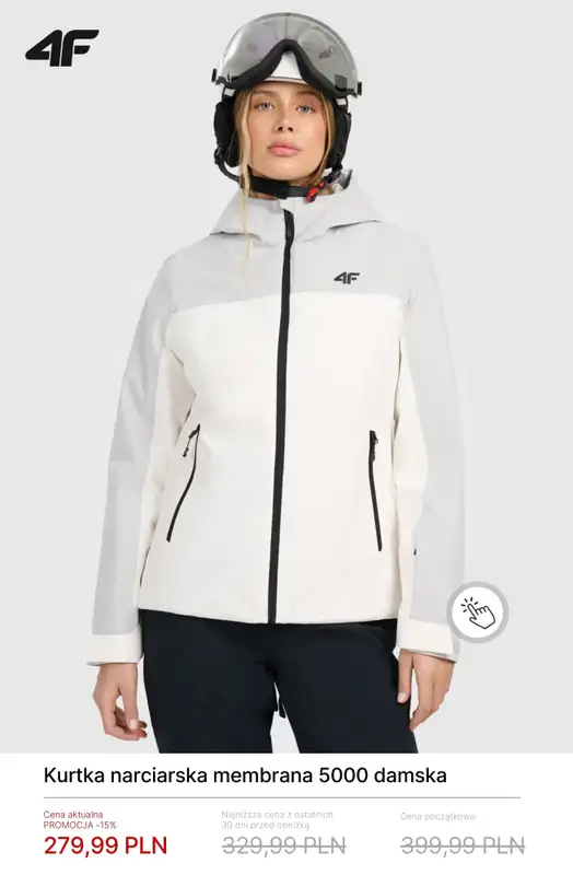 4F - gazetka promocyjna Kurtki narciarskie w super cenach! od poniedziałku 09.02  - strona 4