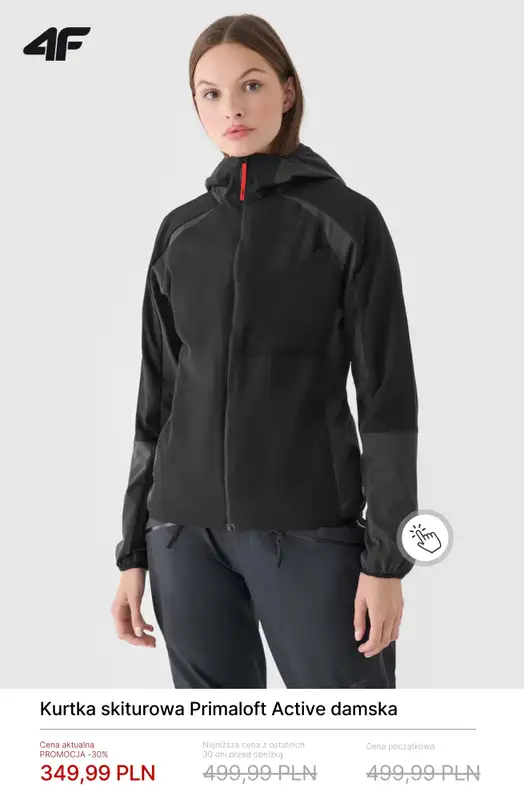 4F - gazetka promocyjna Kurtki narciarskie w super cenach! od poniedziałku 09.02  - strona 8