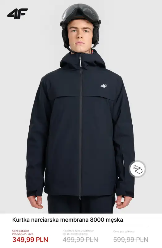 4F - gazetka promocyjna Kurtki narciarskie w super cenach! od poniedziałku 09.02  - strona 10