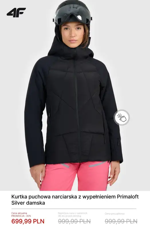 4F - gazetka promocyjna Kurtki narciarskie w super cenach! od poniedziałku 09.02  - strona 9