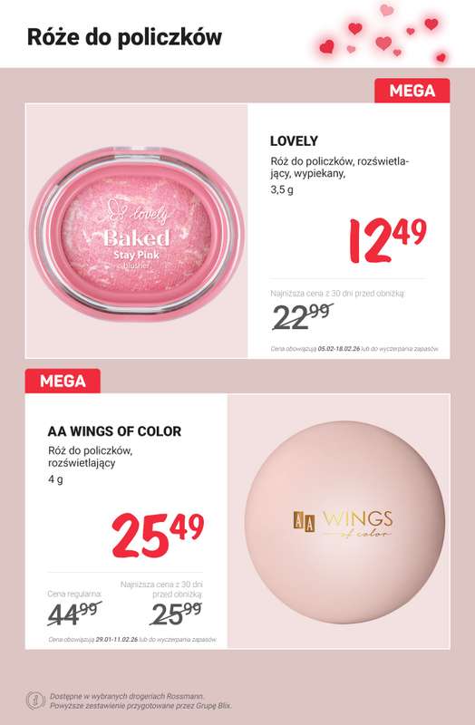Rossmann - gazetka promocyjna Z kosmetyczki romantyczki - PROMOCJE od poniedziałku 09.02 do środy 11.02 - strona 3