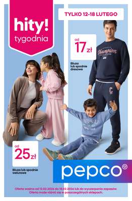 Pepco - gazetka promocyjna Hity tygodnia od czwartku 12.02 do środy 18.02