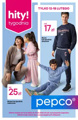 Pepco - gazetka promocyjna Hity tygodnia od czwartku 12.02 do środy 18.02
