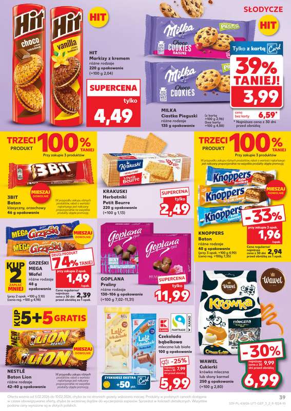 Kaufland - gazetka promocyjna Oferta Kaufland od czwartku 05.02 do wtorku 10.02 - strona 39