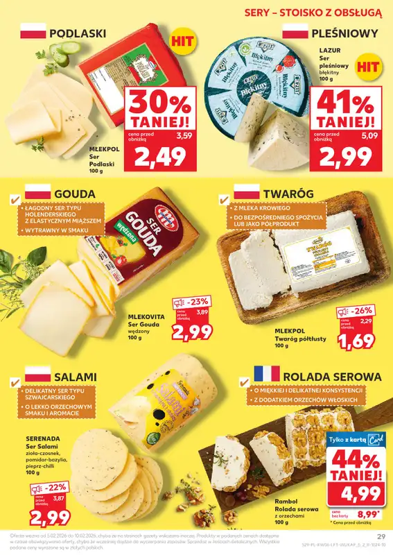 Kaufland - gazetka promocyjna Oferta Kaufland od czwartku 05.02 do wtorku 10.02 - strona 29