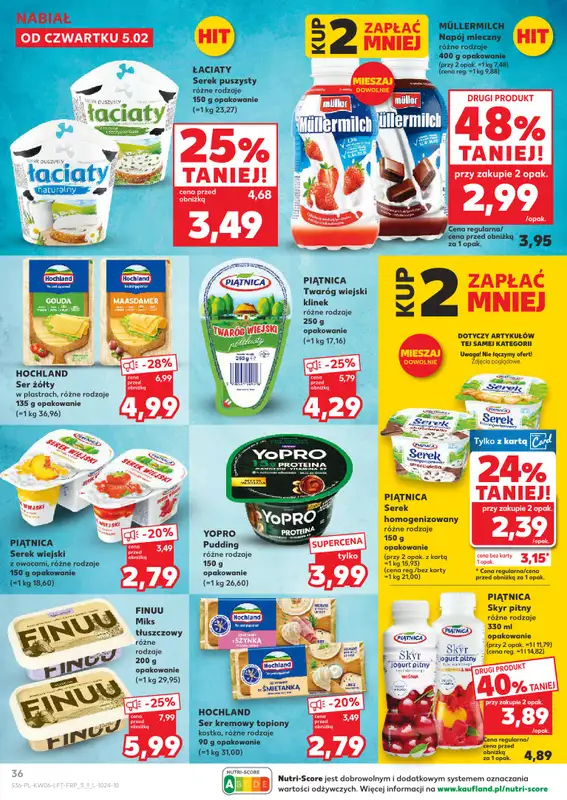 Kaufland - gazetka promocyjna Oferta Kaufland od czwartku 05.02 do wtorku 10.02 - strona 36