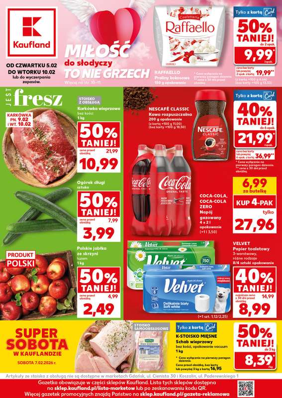 Kaufland - gazetka promocyjna Oferta Kaufland od czwartku 05.02 do wtorku 10.02