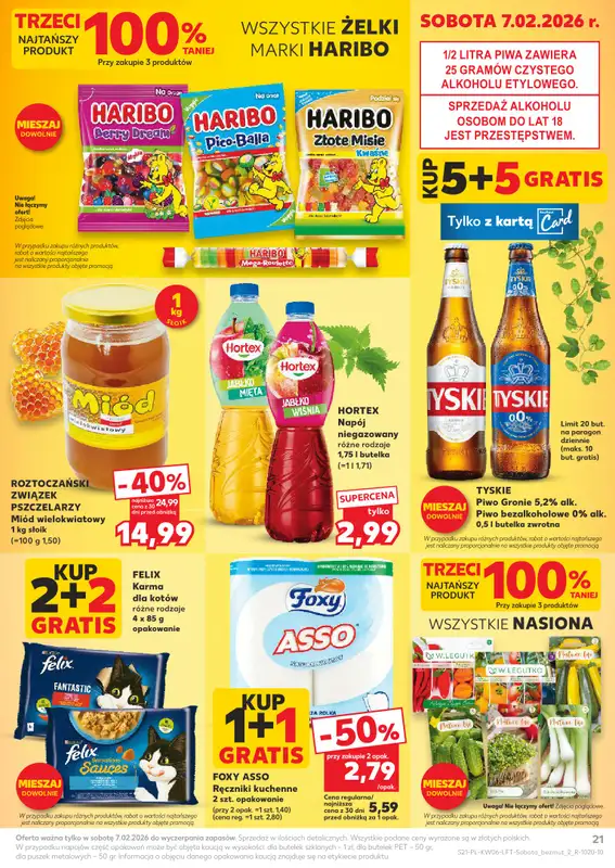 Kaufland - gazetka promocyjna Oferta Kaufland od czwartku 05.02 do wtorku 10.02 - strona 21