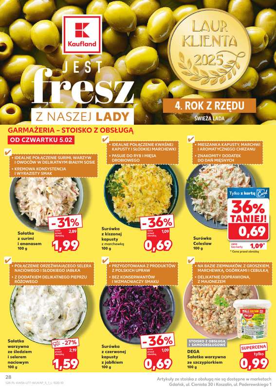 Kaufland - gazetka promocyjna Oferta Kaufland od czwartku 05.02 do wtorku 10.02 - strona 28