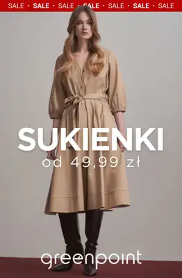 Greenpoint - gazetka promocyjna Sukienki już od 49,99 zł od poniedziałku 09.02 