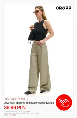 Cropp - gazetka promocyjna Wyprzedaż: do 49,99 PLN dla niej od poniedziałku 09.02  - strona 11