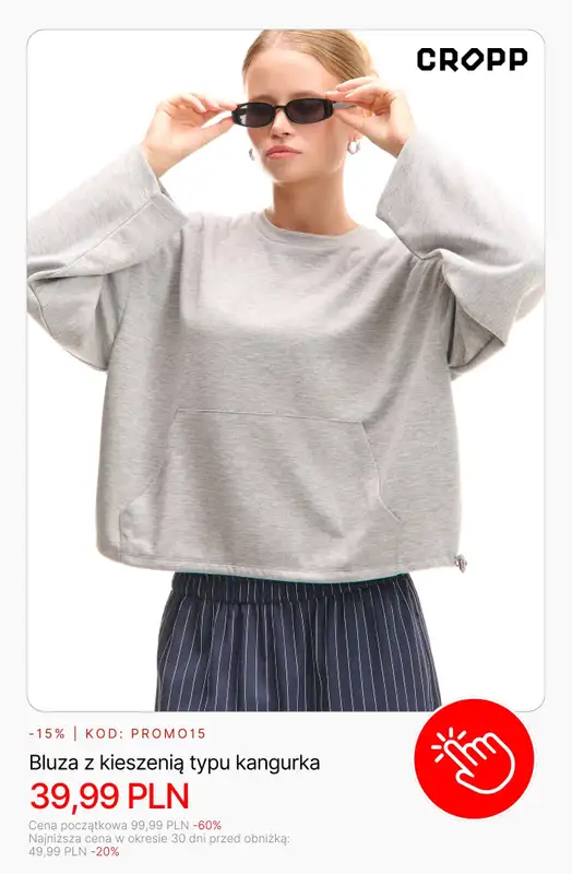 Cropp - gazetka promocyjna Wyprzedaż: do 49,99 PLN dla niej od poniedziałku 09.02  - strona 8