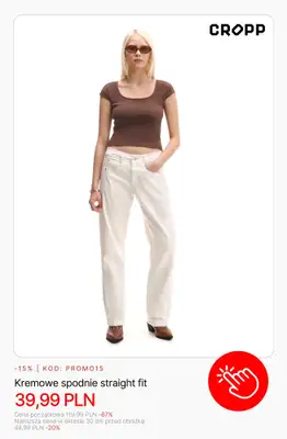 Cropp - gazetka promocyjna Wyprzedaż: do 49,99 PLN dla niej od poniedziałku 09.02  - strona 4