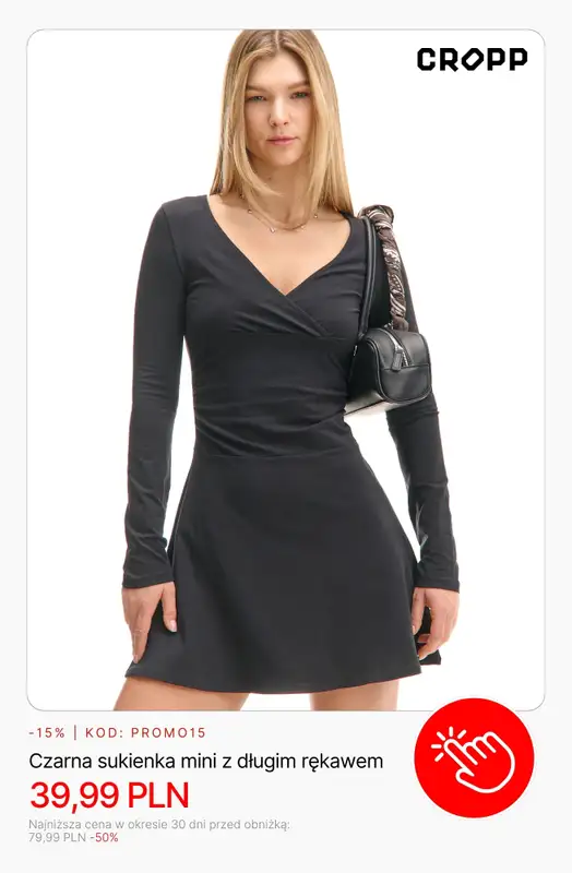 Cropp - gazetka promocyjna Wyprzedaż: do 49,99 PLN dla niej od poniedziałku 09.02  - strona 5