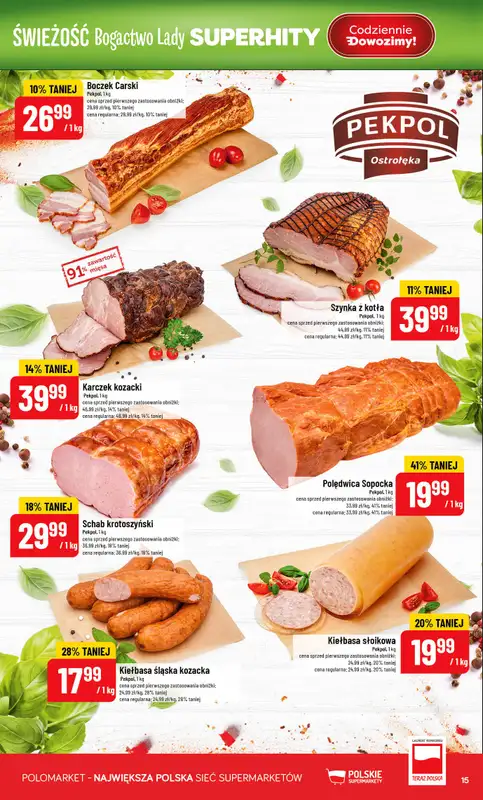 POLOmarket - gazetka promocyjna Gazetka od środy 11.02 do wtorku 17.02 - strona 15