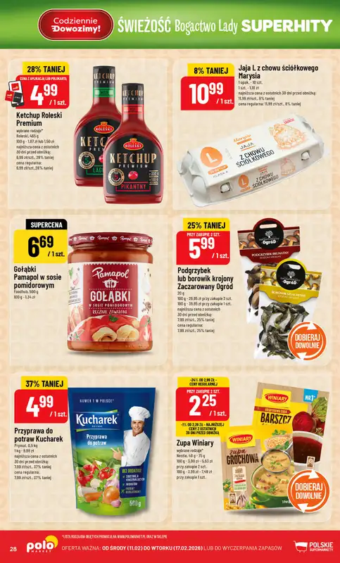 POLOmarket - gazetka promocyjna Gazetka od środy 11.02 do wtorku 17.02 - strona 28