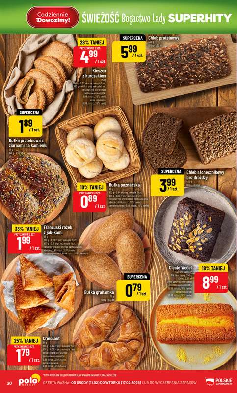 POLOmarket - gazetka promocyjna Gazetka od środy 11.02 do wtorku 17.02 - strona 30