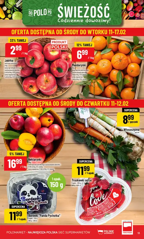 POLOmarket - gazetka promocyjna Gazetka od środy 11.02 do wtorku 17.02 - strona 13