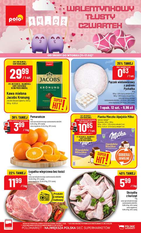 POLOmarket - gazetka promocyjna Gazetka od środy 11.02 do wtorku 17.02