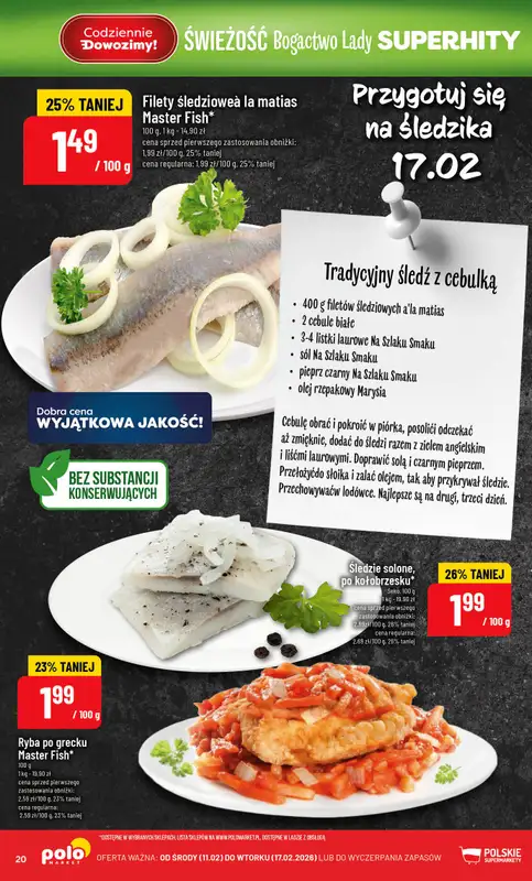 POLOmarket - gazetka promocyjna Gazetka od środy 11.02 do wtorku 17.02 - strona 20