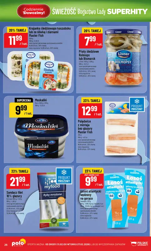 POLOmarket - gazetka promocyjna Gazetka od środy 11.02 do wtorku 17.02 - strona 26