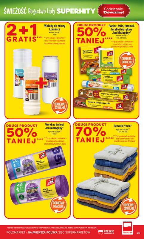 POLOmarket - gazetka promocyjna Gazetka od środy 11.02 do wtorku 17.02 - strona 45