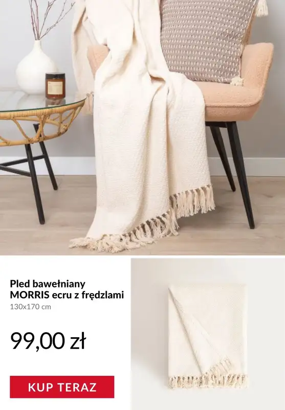 Homla - gazetka promocyjna Ciepłe koce od poniedziałku 09.02  - strona 11