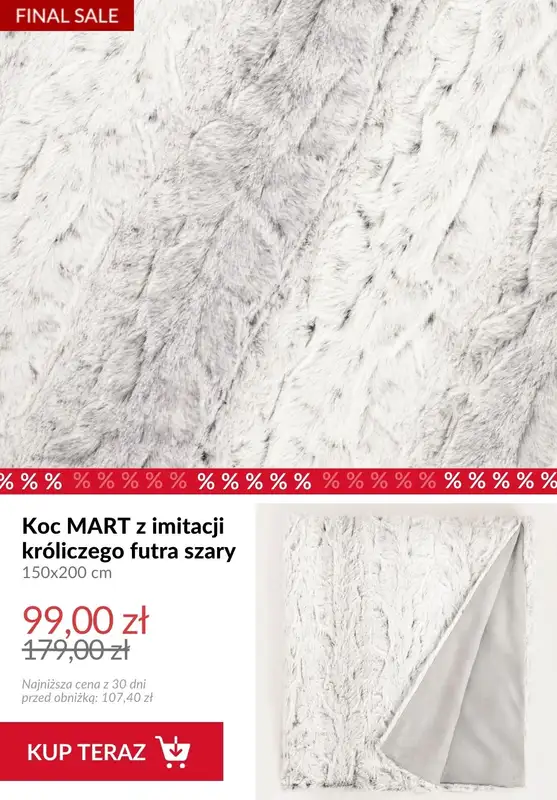 Homla - gazetka promocyjna Ciepłe koce od poniedziałku 09.02  - strona 6