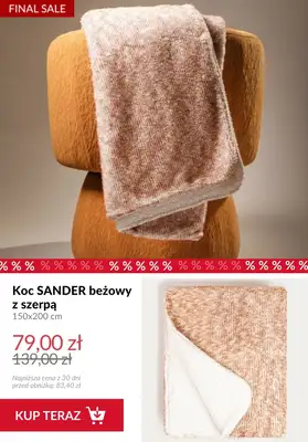 Homla - gazetka promocyjna Ciepłe koce od poniedziałku 09.02  - strona 3