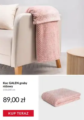 Homla - gazetka promocyjna Ciepłe koce od poniedziałku 09.02  - strona 8