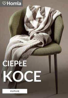Homla - gazetka promocyjna Ciepłe koce od poniedziałku 09.02 