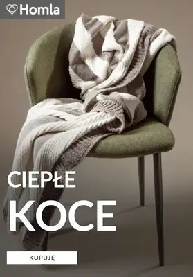 Homla - gazetka promocyjna Ciepłe koce od poniedziałku 09.02 