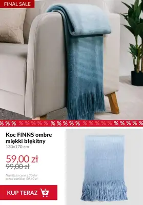 Homla - gazetka promocyjna Ciepłe koce od poniedziałku 09.02  - strona 2