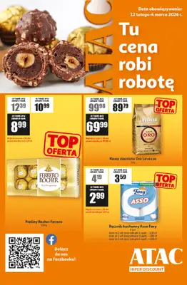 Auchan - gazetka promocyjna Gazetka ATAC Hiper Discount od czwartku 12.02 do środy 04.03