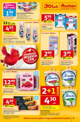 Auchan - gazetka promocyjna Gazetka 30 Lat Supermarket Auchan od czwartku 12.02 do środy 18.02 - strona 5